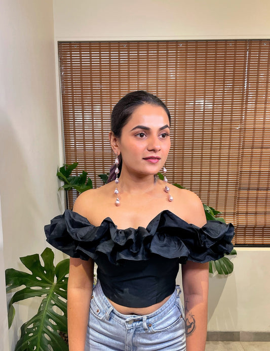 Blossom blouse - Black