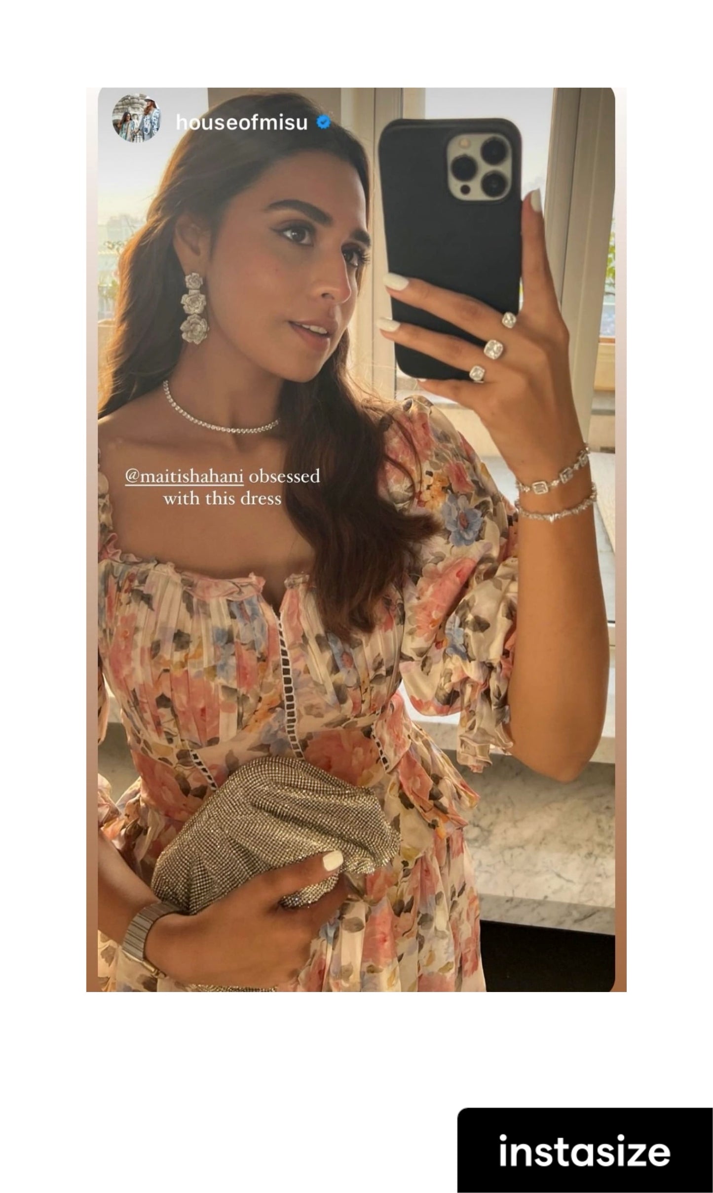 Summiyya in Rouched dress