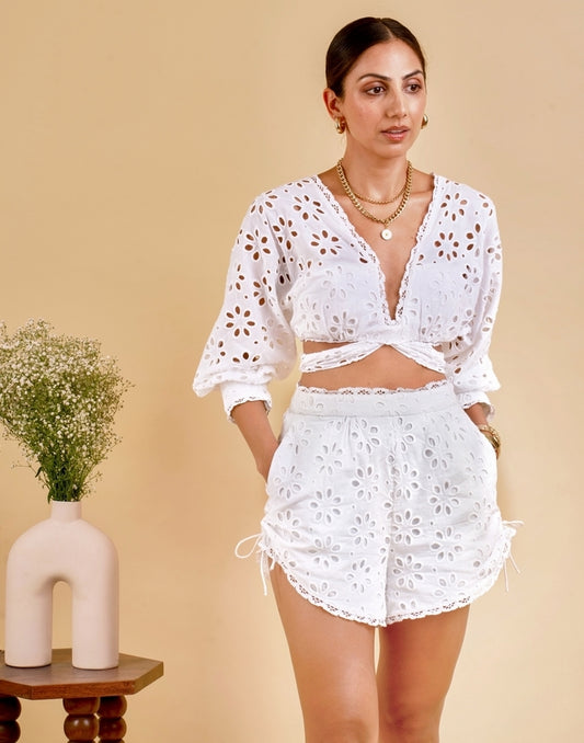 Fresh start shorts set