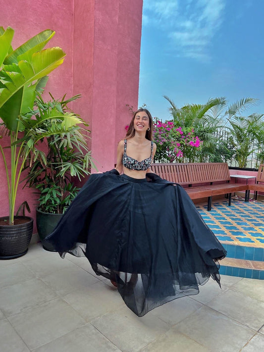 Zahraa Qureshi in our Pansy Lehenga