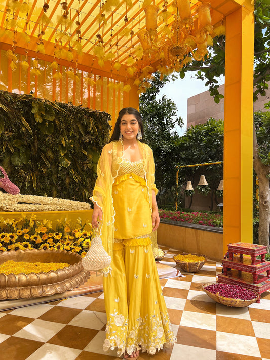 Shimoli Kapasi in our Kalmia Sharara