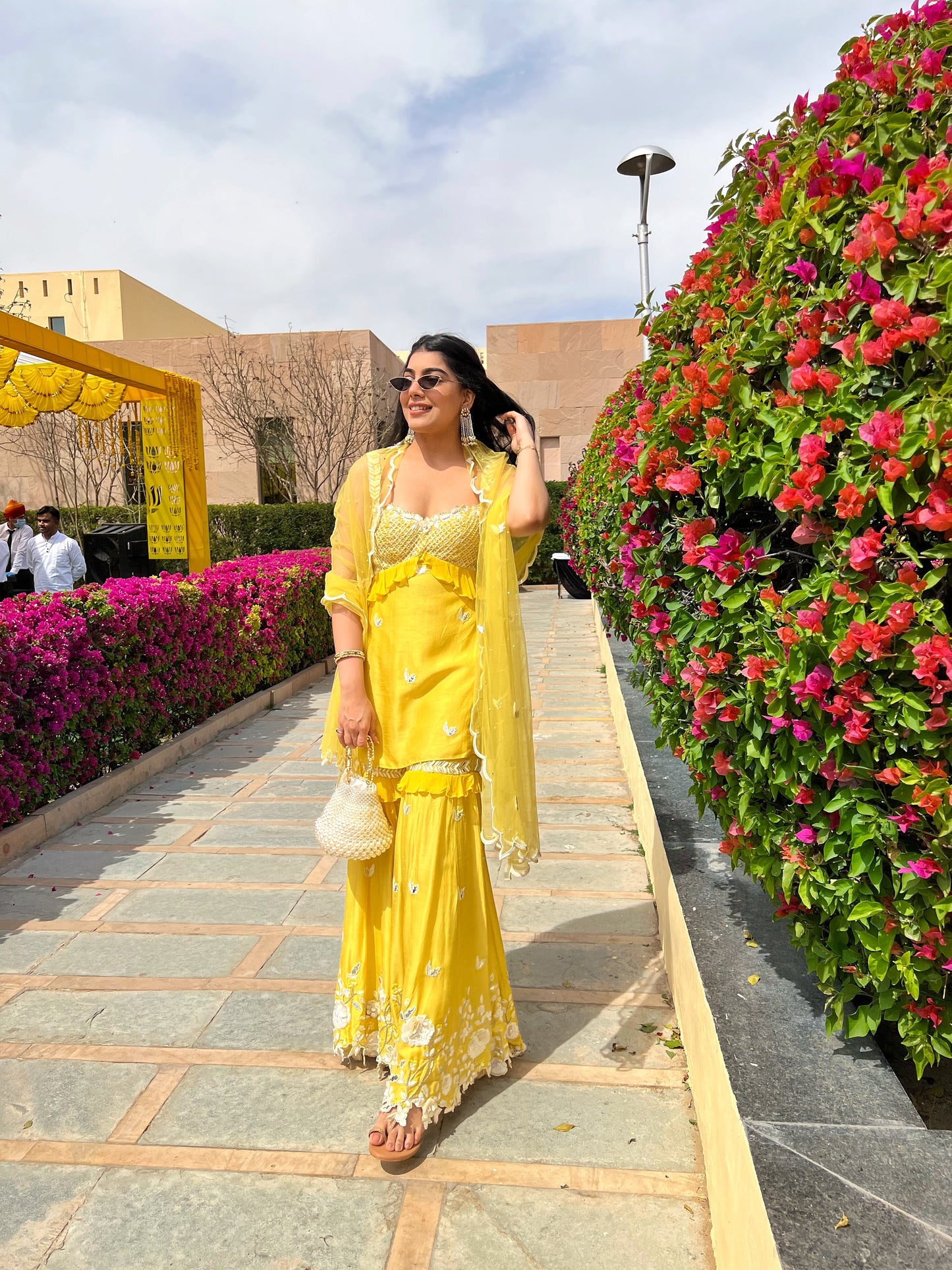 Shimoli Kapasi in our Kalmia Sharara