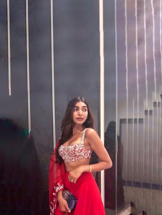 Juhi Godambe in our Ann Signature lehenga