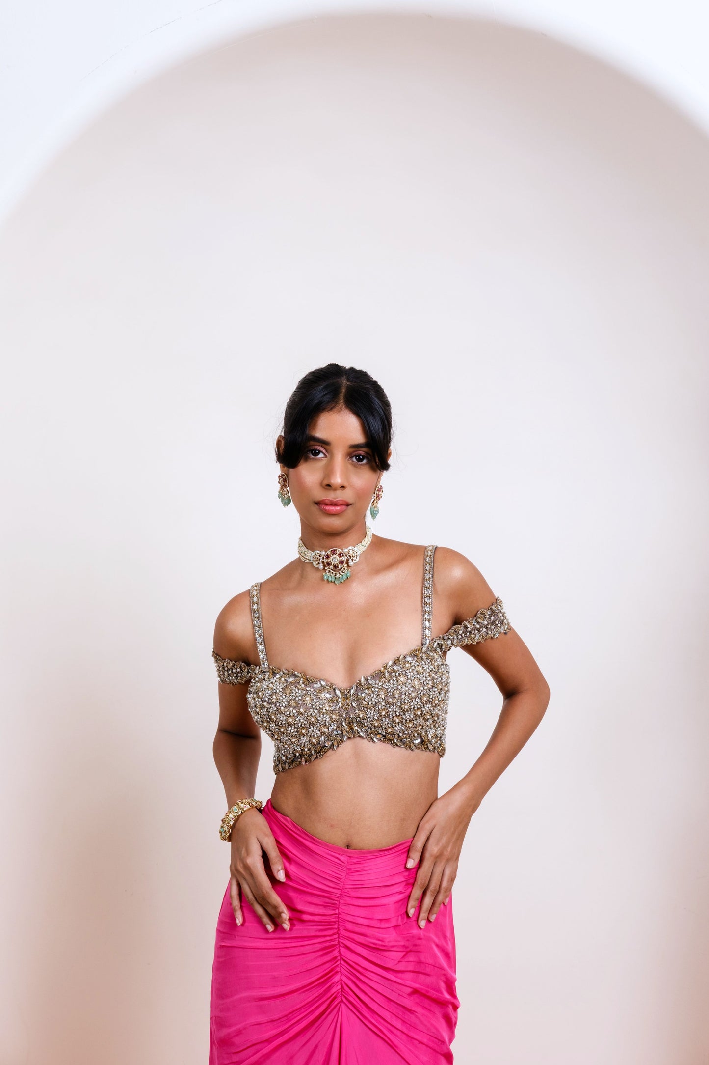 Sitara skirt top set