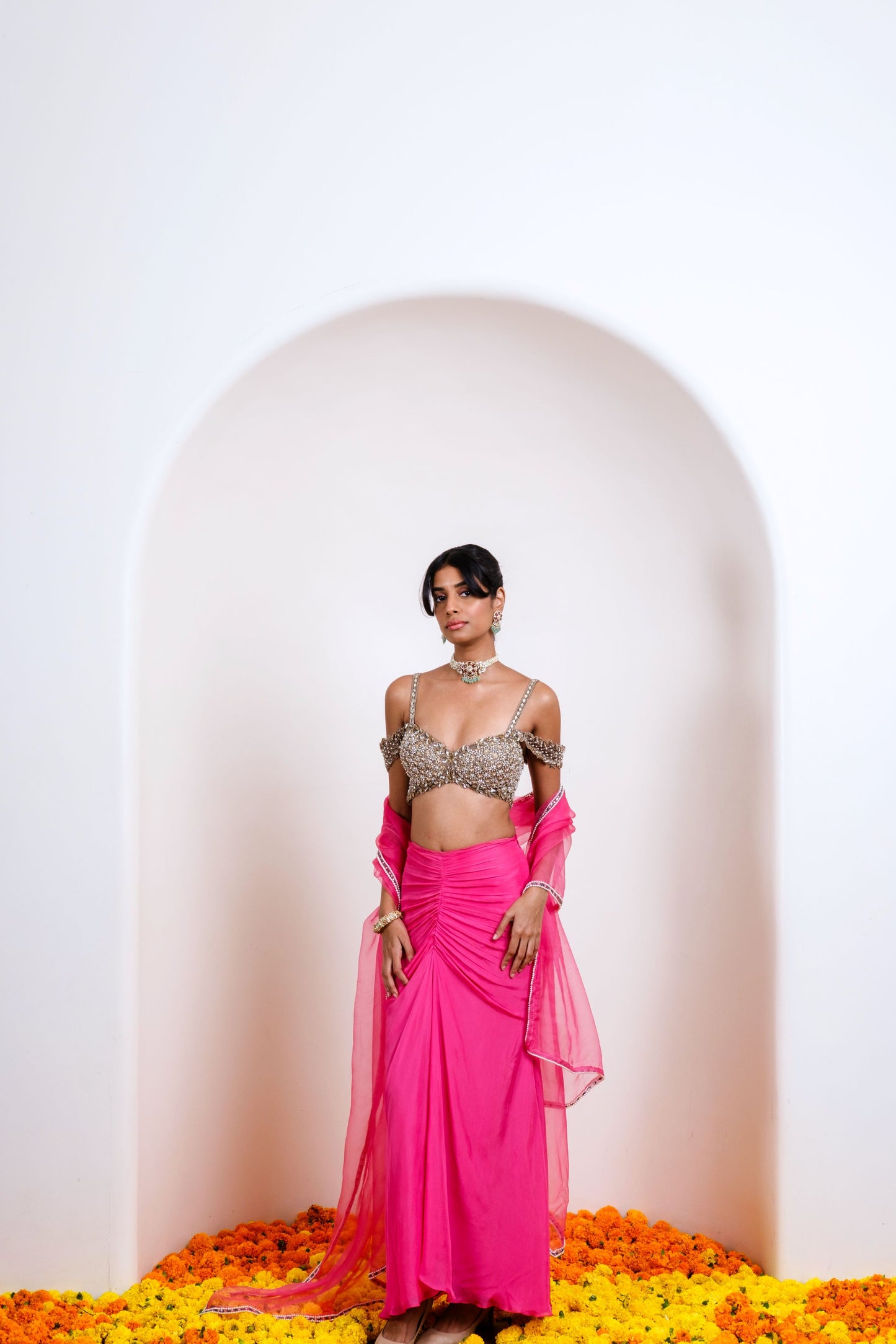 Sitara skirt top set