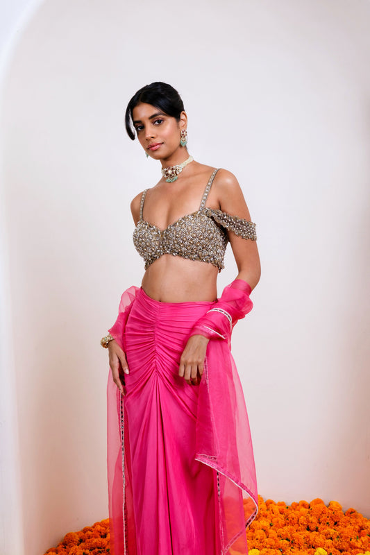 Sitara skirt top set