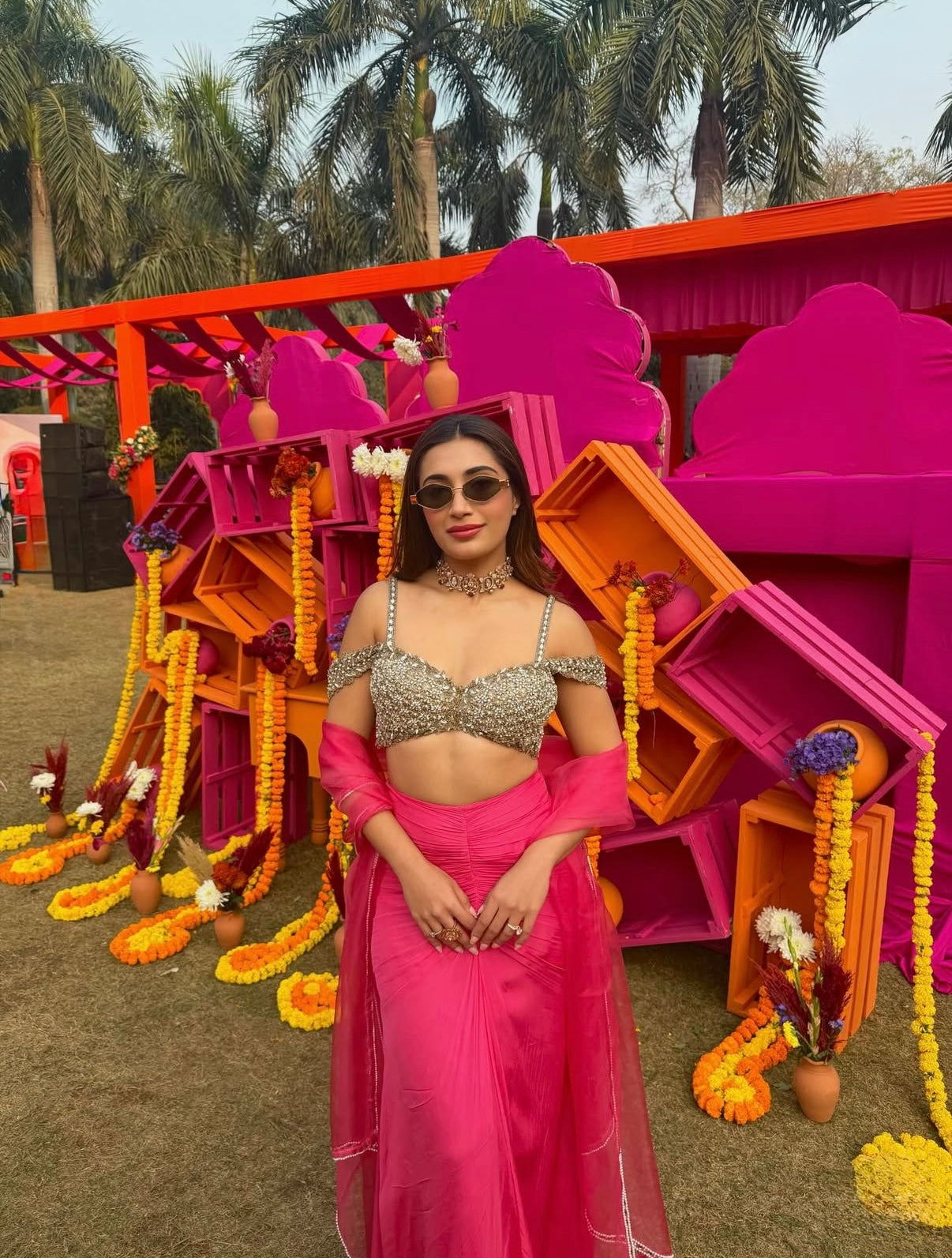 Sitara skirt top set