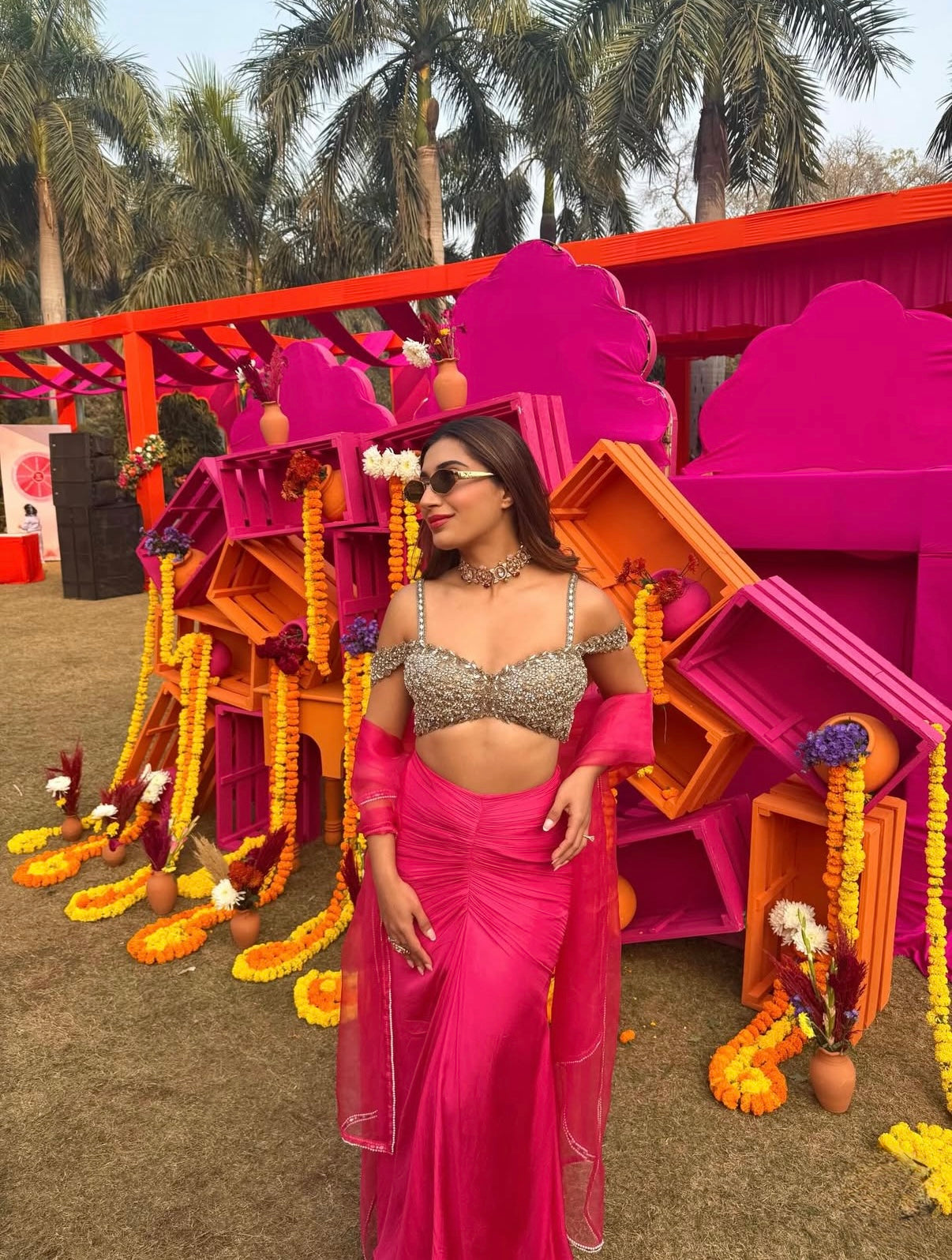 Sitara skirt top set