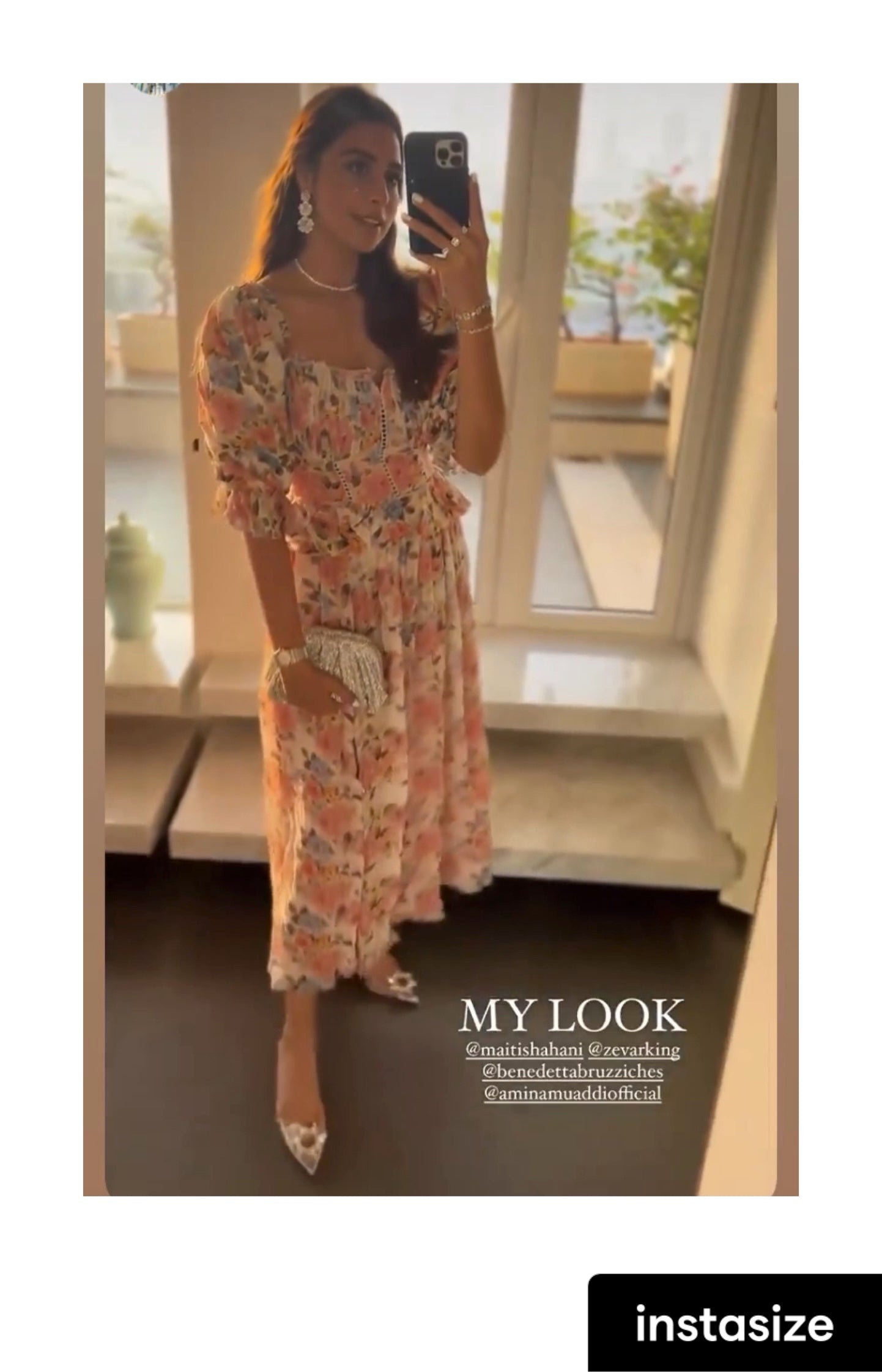 Summiyya in Rouched dress