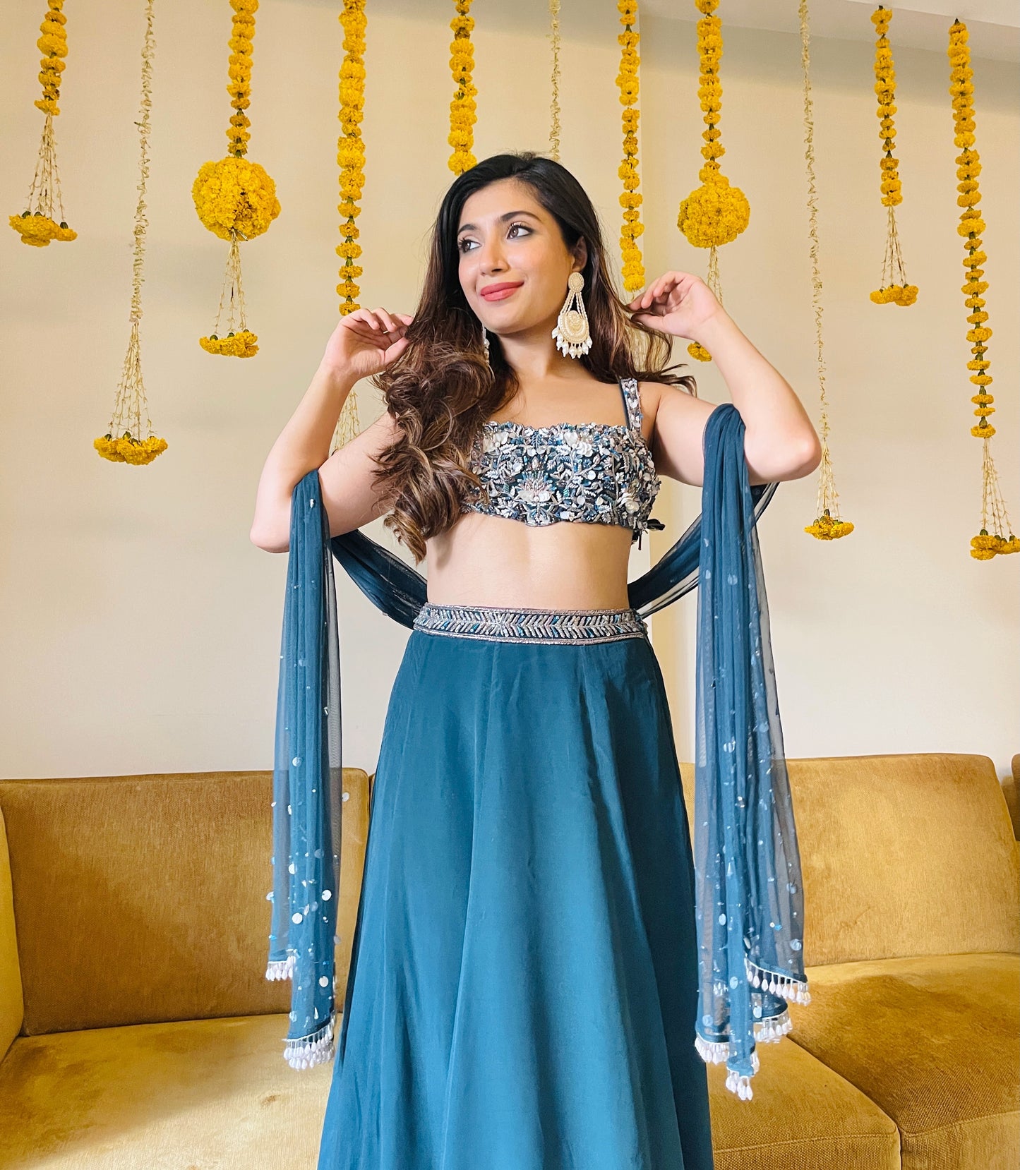 Avantika Chhabria in our Alicia Lehenga