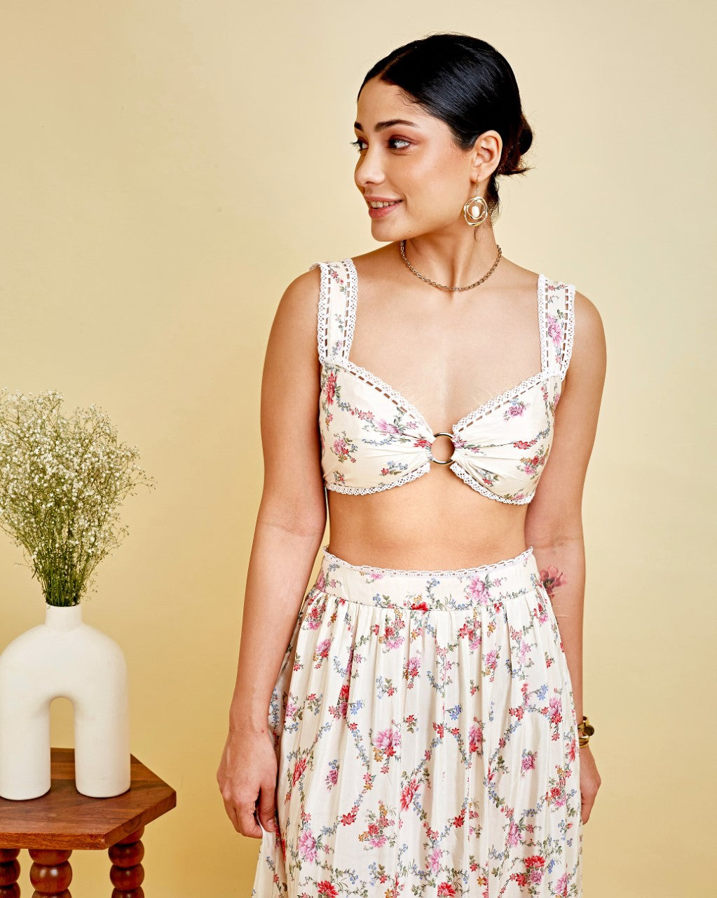 The Garden skirt top set